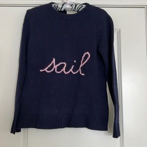 Sail to Sable Cotton Sweater size Small like new